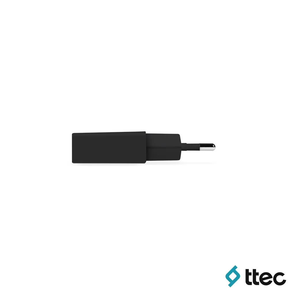 Ttec Smart Fast Charger 2.1A Apple Uyumlu Seyahat Şarj Aleti + UsbA to Lightning Kablolu Siyah