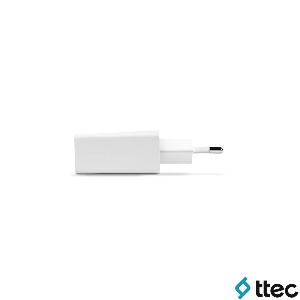 Ttec Smartger PD20W Type-C Çıkışlı Ultra Fast Hızlı Şarj Adaptörü Beyaz