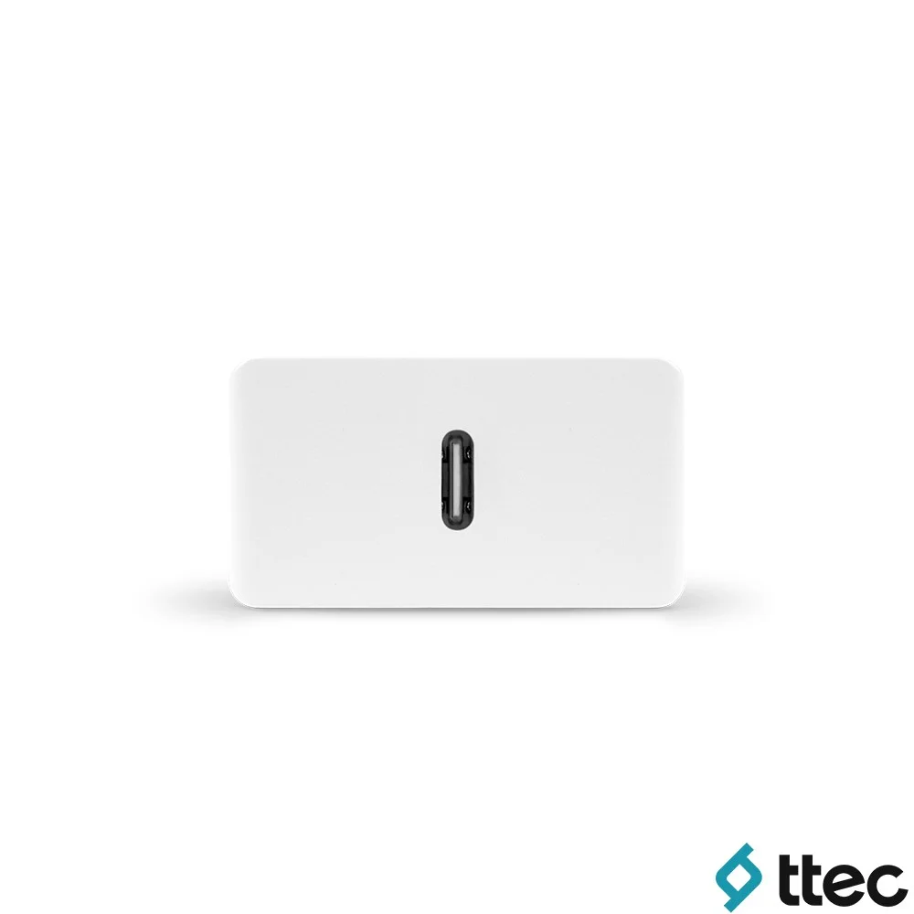 Ttec Smartger PD20W Type-C Çıkışlı Ultra Fast Hızlı Şarj Adaptörü Beyaz