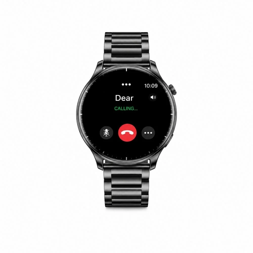 Haino Teko ST-7 Akıllı Saat BUDS Kulaklıklı 1 Kasa 3 Değiştirilebilir Kordon Bluetooth Siyah Kasa