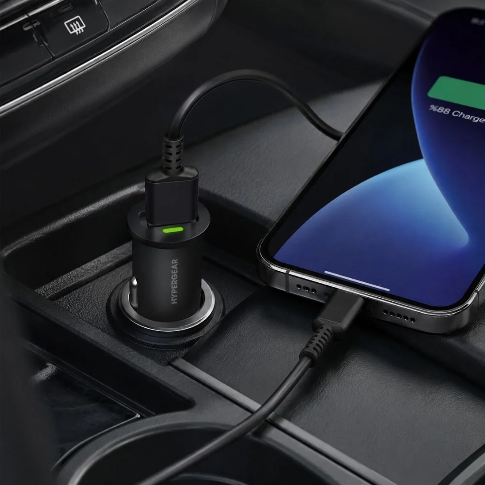 Hypergear 2.1A  2X Hızlı Araç Şarj Aleti Başlığı Siyah