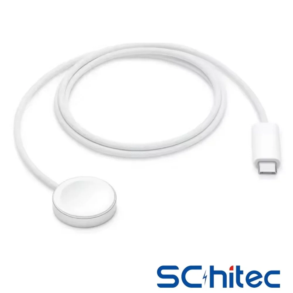 ScHitec Type-C Girişli Universal İ-watch Akıllı Saat Şarj Cihazı Beyaz C49T