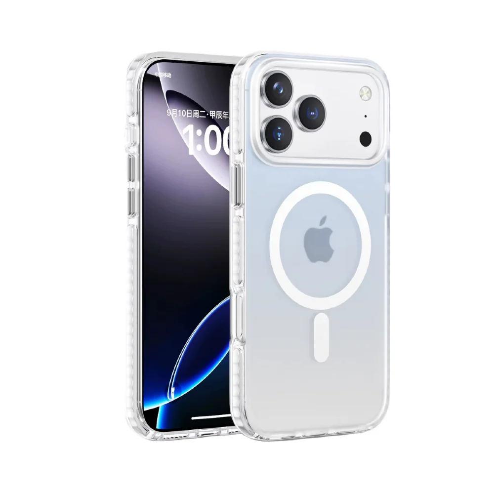 ScHitec iPhone 17 Pro Max Magsafe Özellikli Şeffaf Kılıf