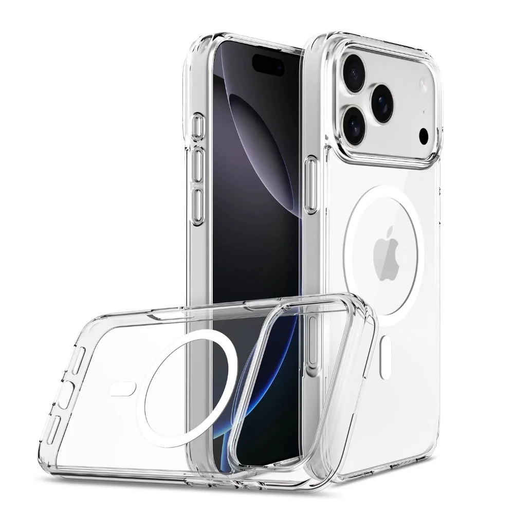 ScHitec İphone 17 Pro Magsafe Özellikli Şeffaf Kılıf