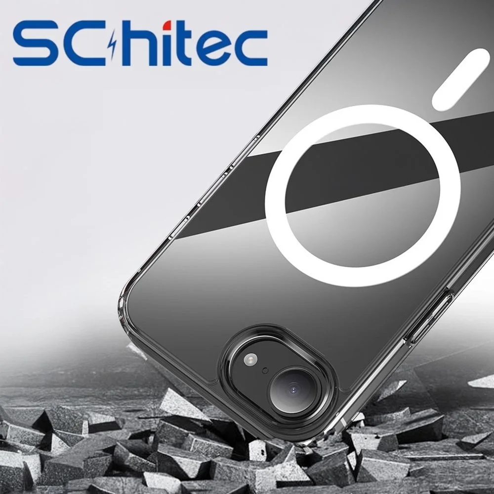 ScHitec İphone 16e Magsafe Özellikli Şeffaf Kılıf