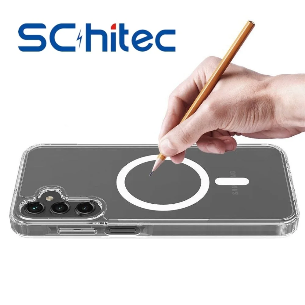 ScHitec Samsung Galaxy S25 FE Magsafe Özellikli Şeffaf Kılıf