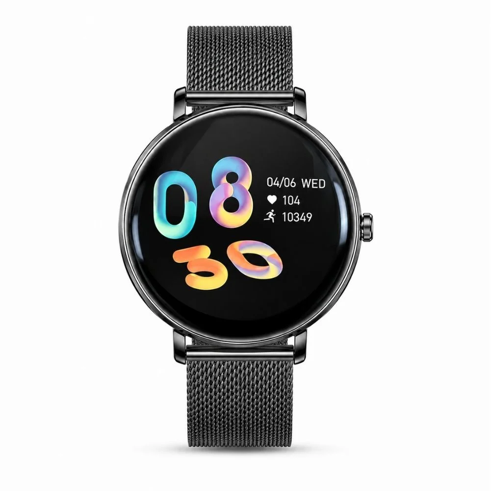 Haino Teko 18 Amoled Ekran Super Slim Tasarım WaterProof 3 Kordonlu Akıllı Saat Siyah Teko18S