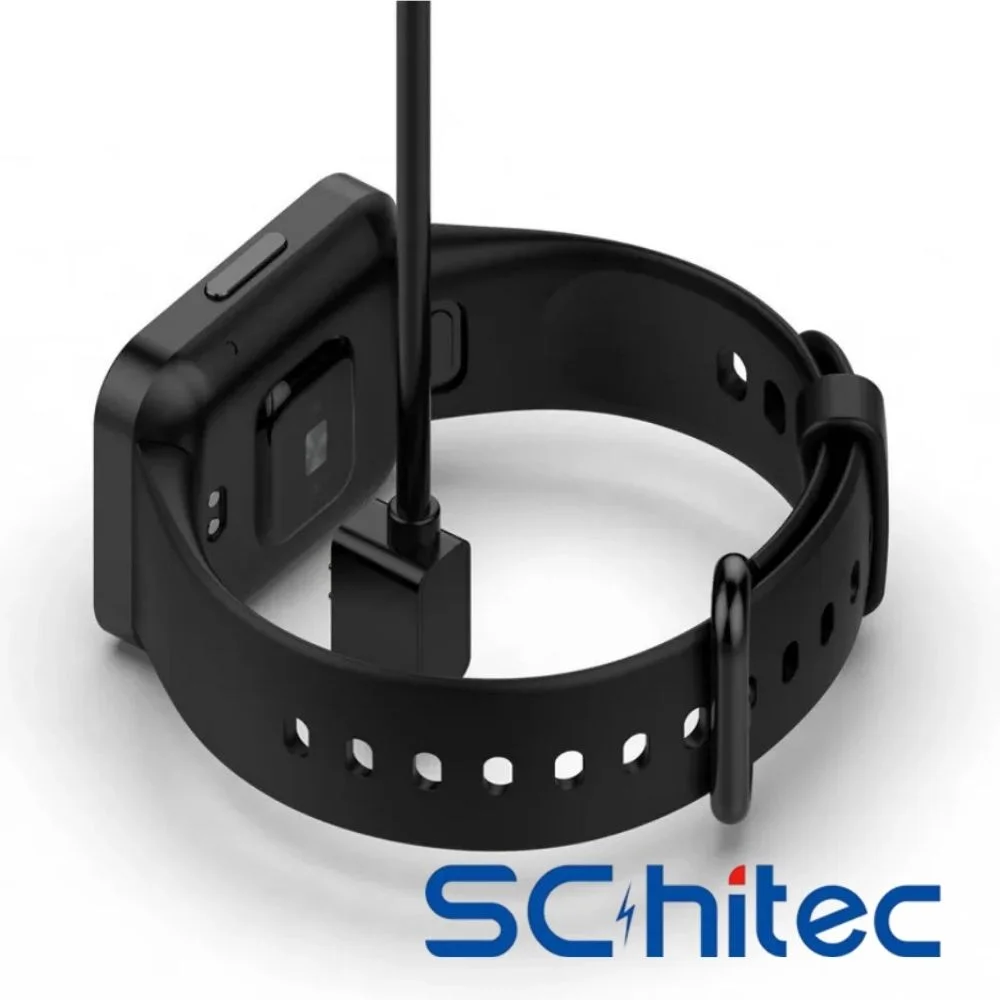 ScHitec Mi Band 8/8Pro/8Active/9/9Pro/9Active/10 &  Redmi Band2/Watch3/3Active/Watch4/4Active/Watch5/Active/5Lite Uyumlu 1m USB-A Manyetik Şarj Kablosu