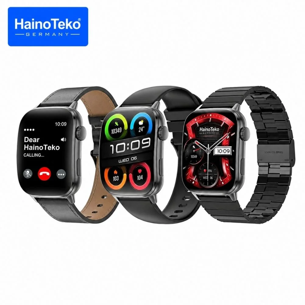 Haino Teko Watch Ultra 14 Amoled Ekran WaterProof 3 Kordonlu Akıllı Saat Siyah Teko14