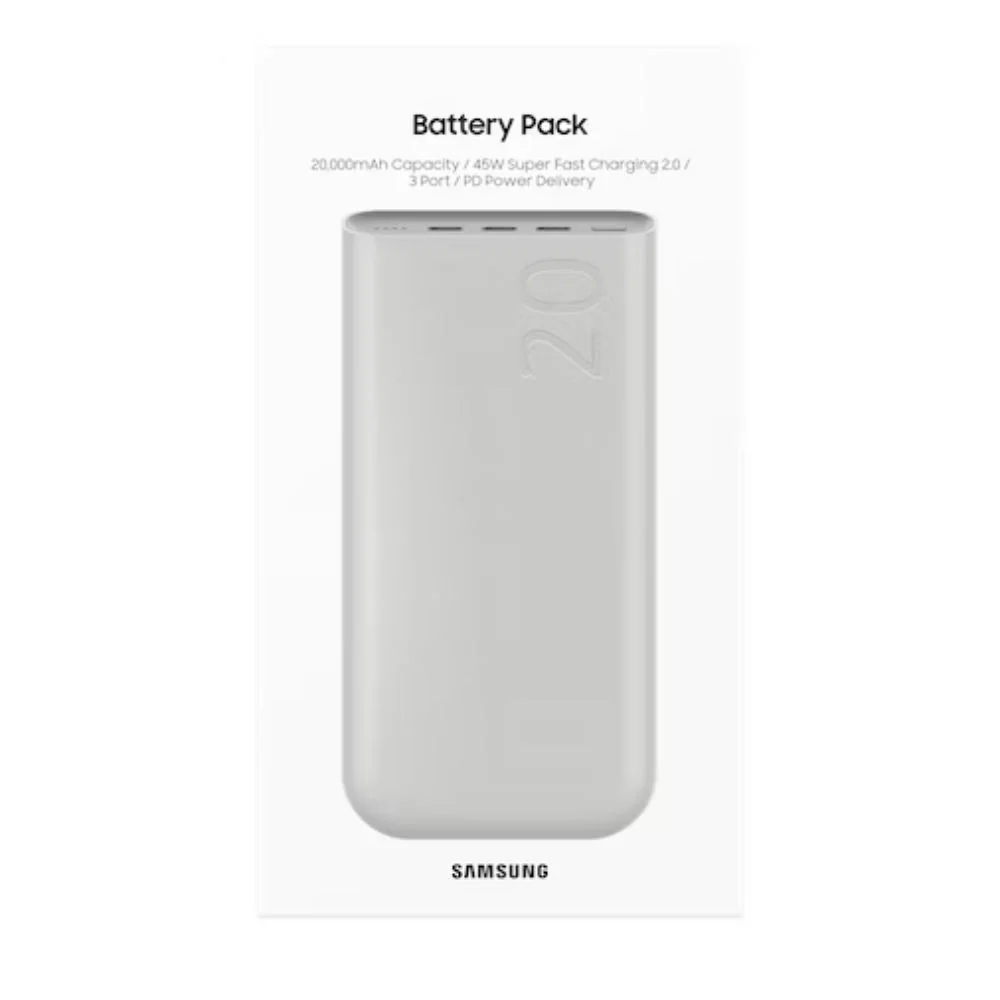 Samsung 45W Super Fast Charging 3 Type-C Çıkışlı 20000mAH Led Göstergeli PD3.0 Powerbank P4520X
