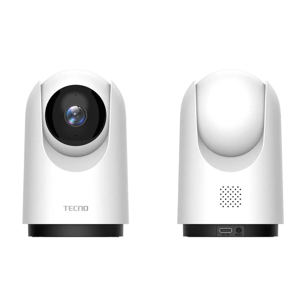 Tecno TH300 3MP 2K Ultra HD 360° Ptz  Kablosuz Wifi Güvenlik Kamerası