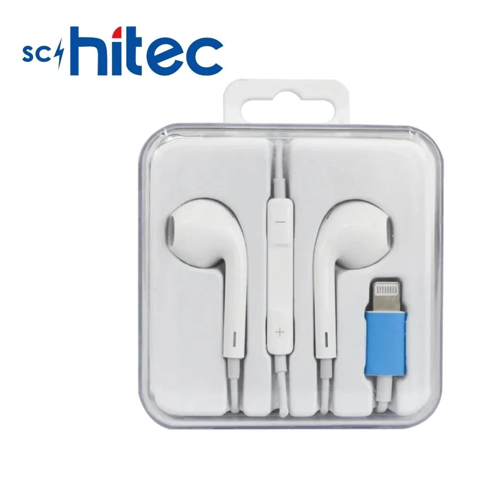 ScHitec E11 Tak Çalıştır Lightning Kulak İçi Mikrofonlu Kablolu Kulaklık Beyaz