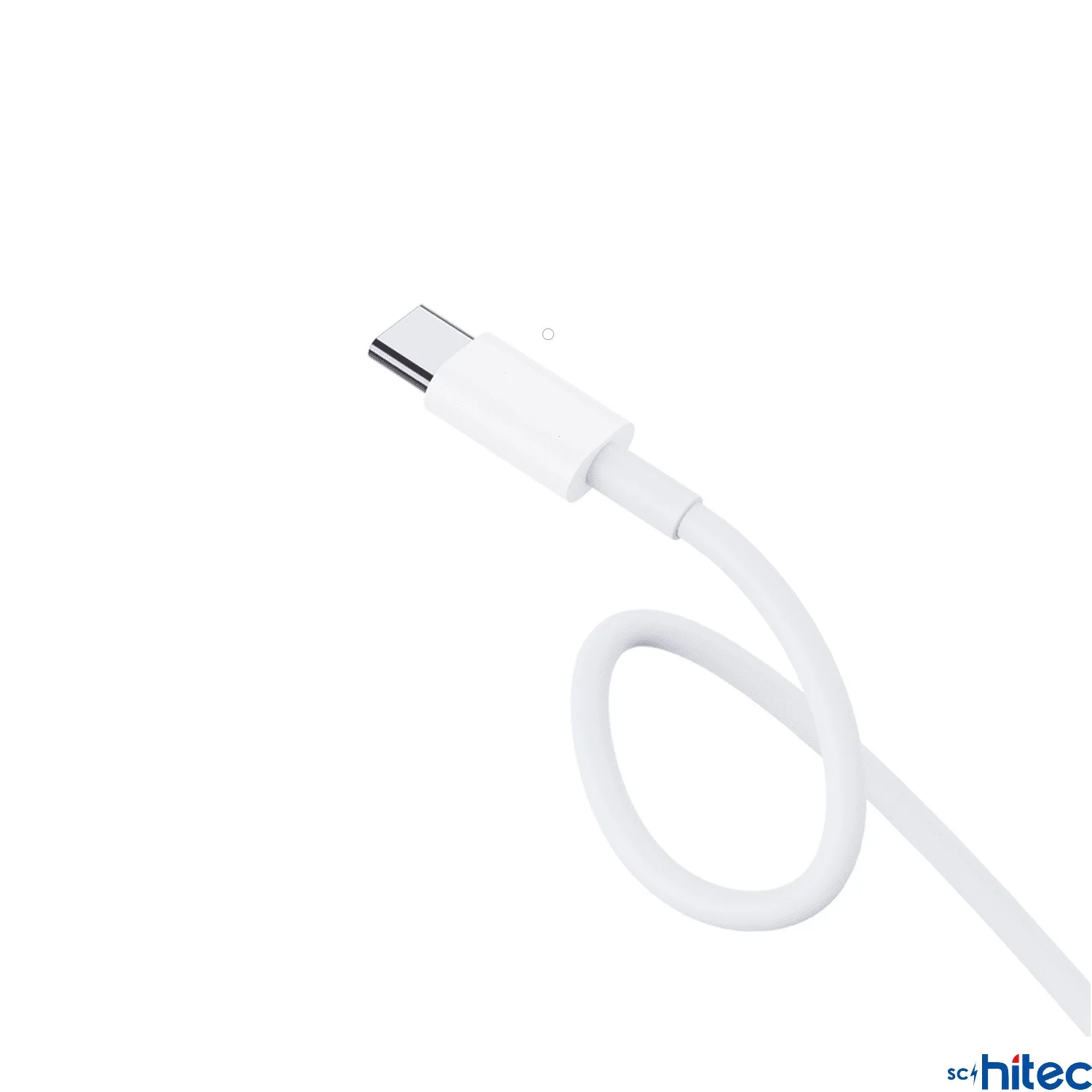 SCHitec 100W Type-C to Type-C 25cm Süper Hızlı Data ve Şarj Kablosu Beyaz