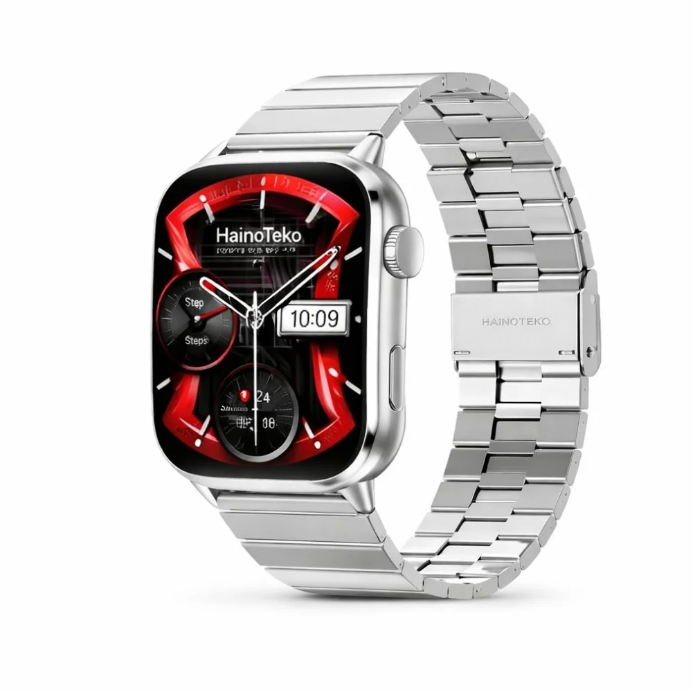 Haino Teko Watch Ultra 14 Amoled Ekran WaterProof 3 Kordonlu Akıllı Saat Gümüş Teko14