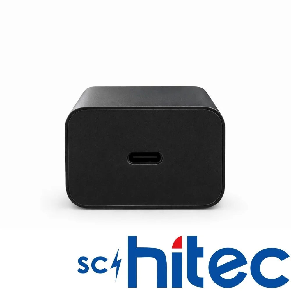 SChitec 45W Çıkışlı Hızlı Şarj Aleti Type-C to Type-C Kablolu Set Siyah SC008