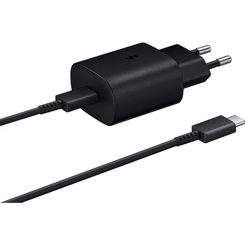 Samsung TA800X Fast Charging 25W Type-C Çıkışlı Kablolu Şarj Aleti Siyah (Samsung Türkiye Garantili)