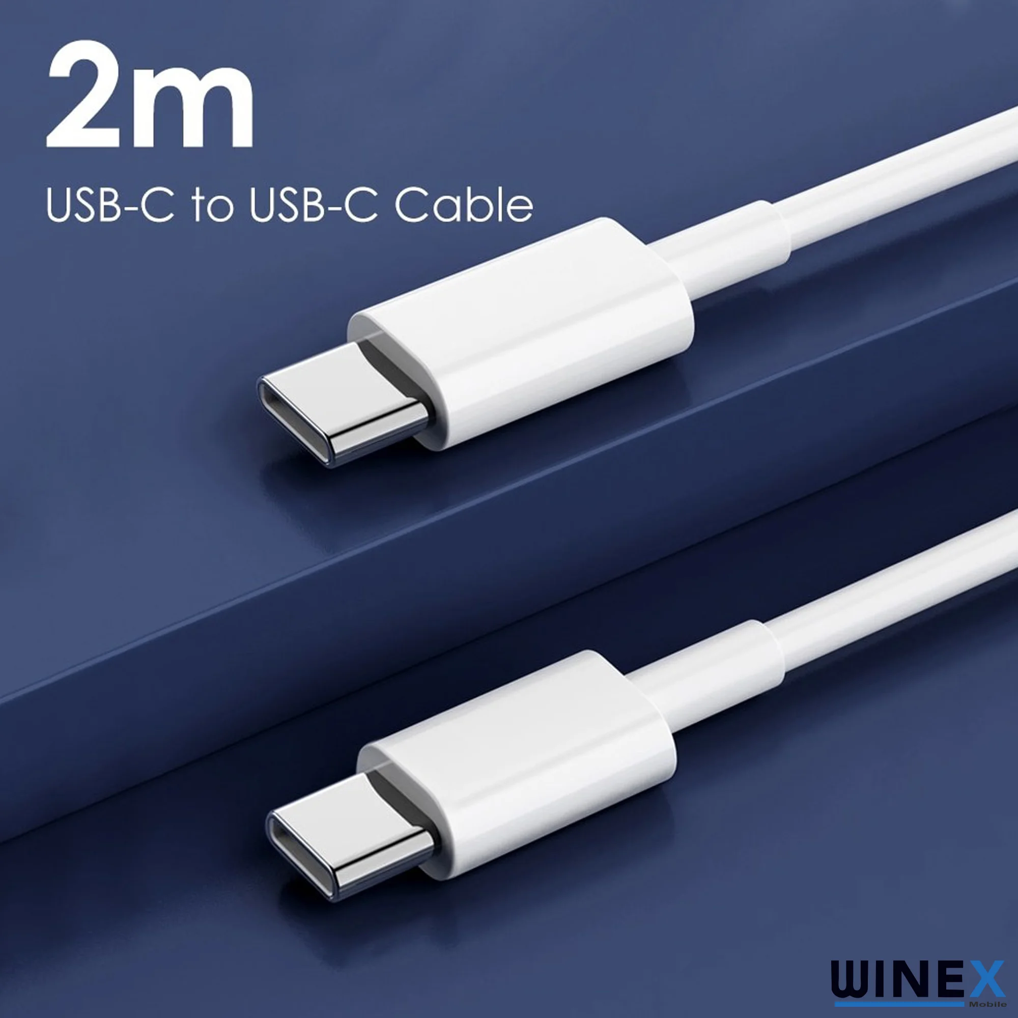 Winex 87W Macbook Pro Şarj Aleti Set 2m Type-C to Type-C Kablolu
