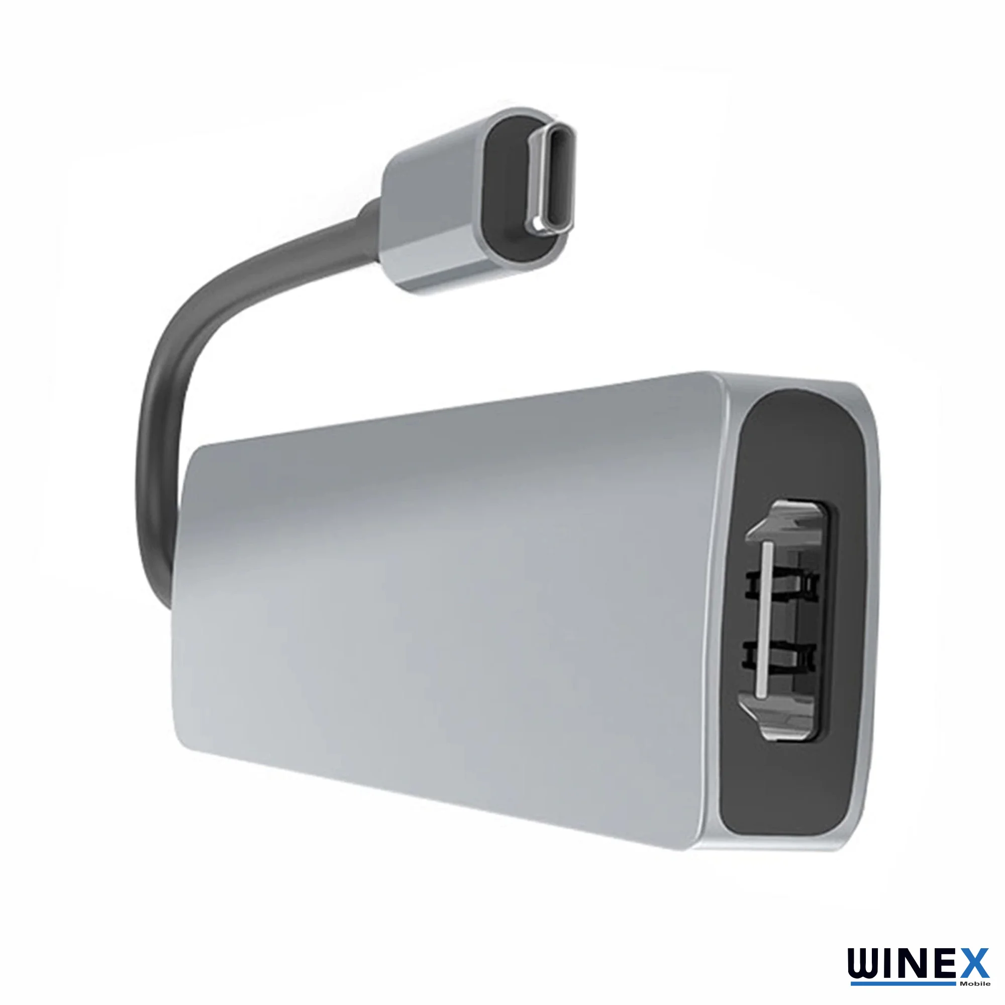 Winex 6in1 Type-C to 4K HDMI+Sd Kart+3xUsbA 3.0 Hub Port Adaptör