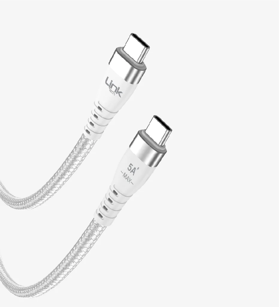 K653 Premium PD 6A Örgülü Metal Başlıklı Tip-C/Tip-C Şarj Kablosu