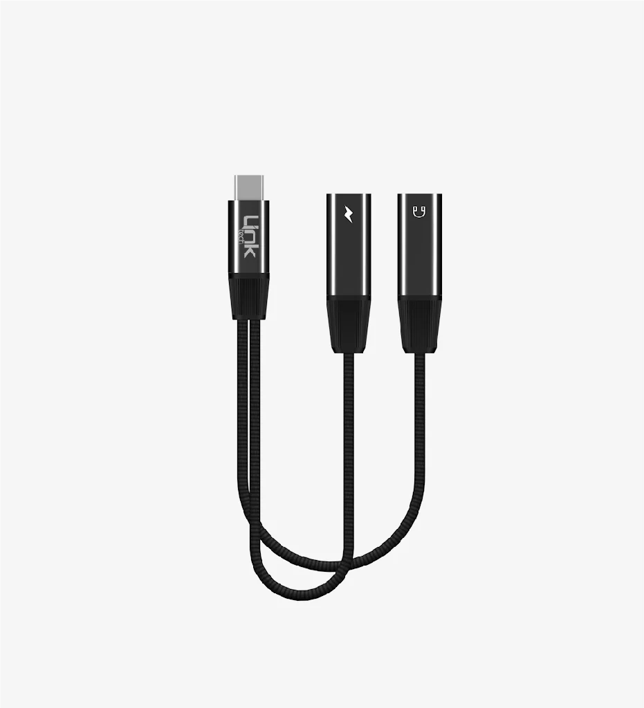 A203 2si 1 Arada Çift USB-C Adaptörü