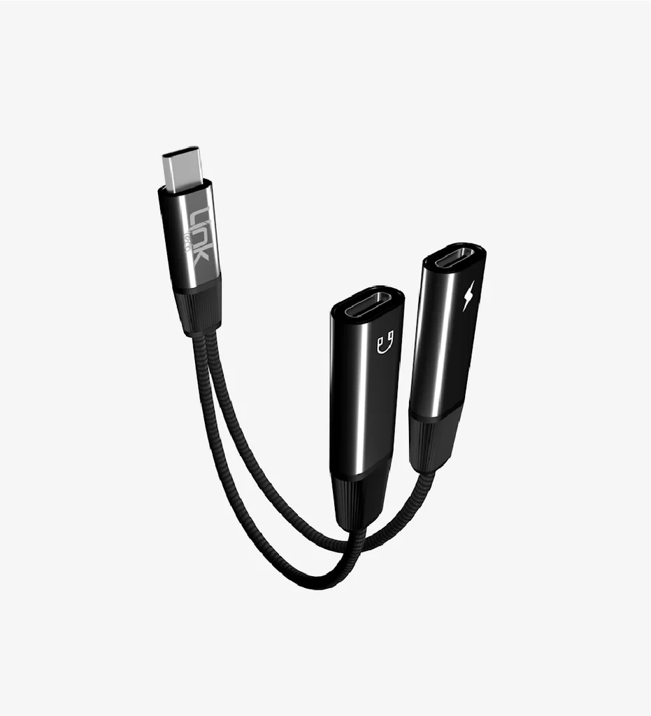 A203 2si 1 Arada Çift USB-C Adaptörü