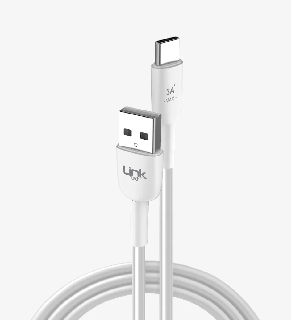 K607 Safe 2M 3A USB-A Tip-C Şarj Kablosu