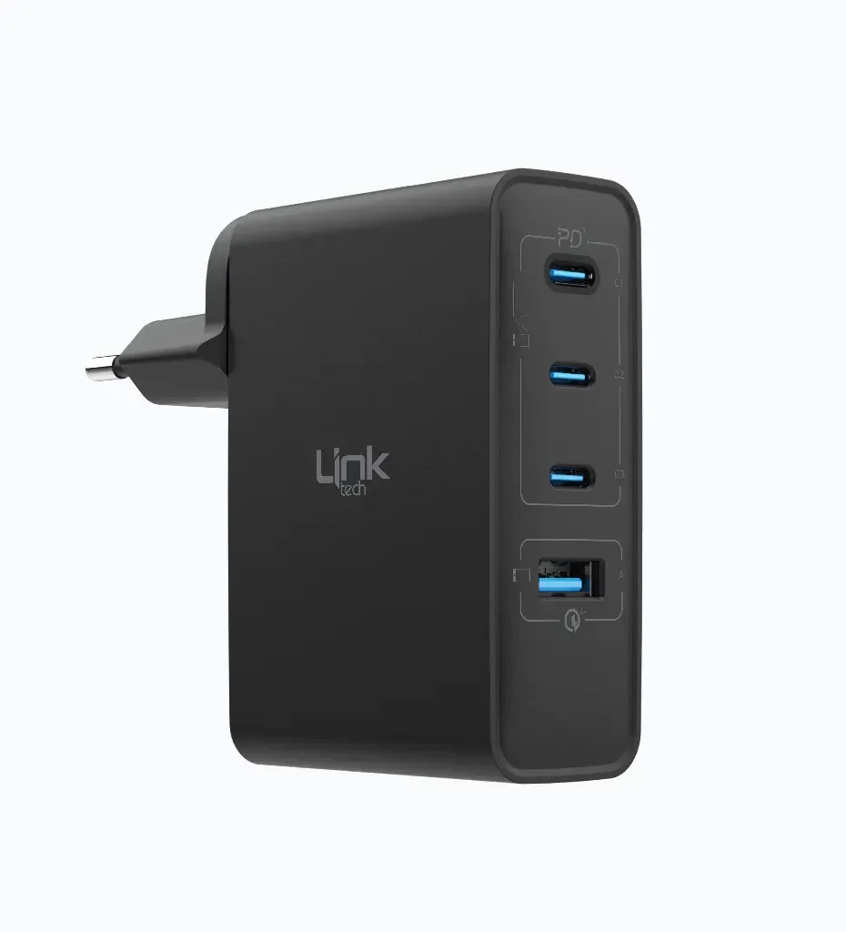 G861 Premium 4lü Çıkış 100W Süper SI GaN Şarj Adaptörü