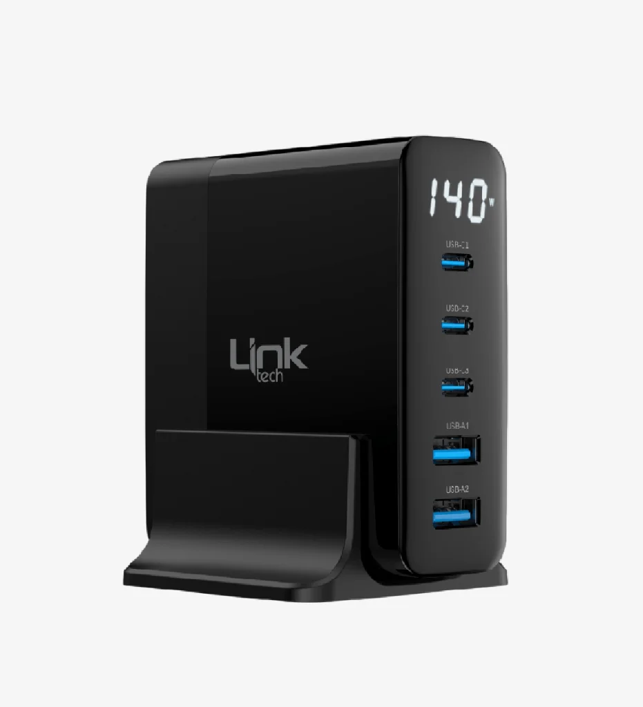 G862 Premium 5li Çıkış 140W Super SI GaN Şarj Adaptörü