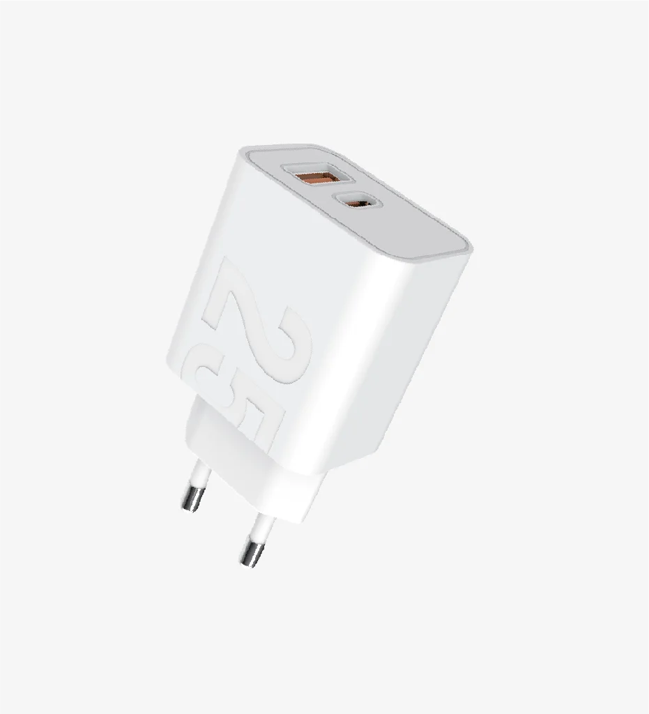 T460e Strong Çevre Dostu PD Dual Port 25W Yüksek Hızlı Şarj Başlığı