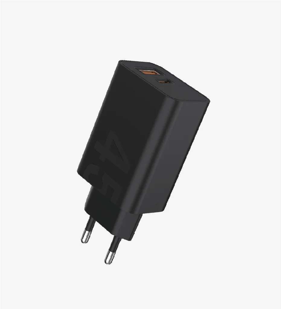 T462e Strong Çevre Dostu 45W PD Çift Port Hızlı Şarj Başlığı