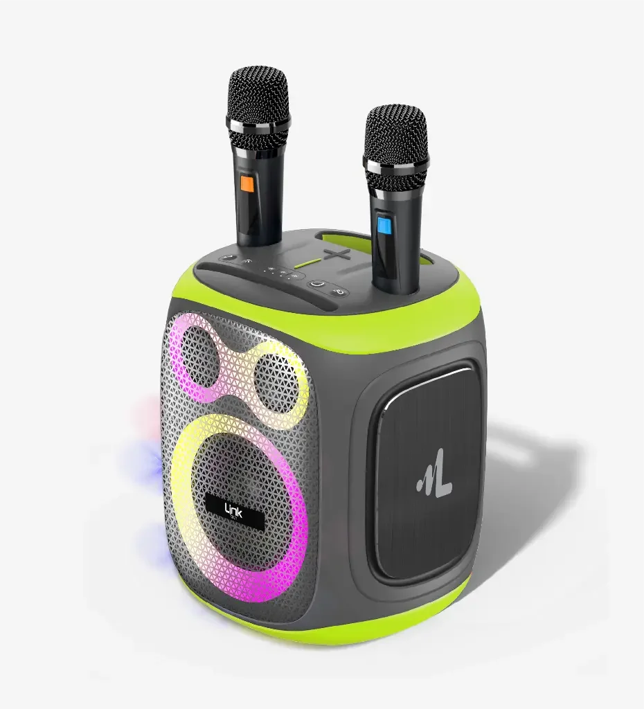 M421 Premium Çift Mikrofonlu 120W Ekstra Bas Bluetooth Hoparlör