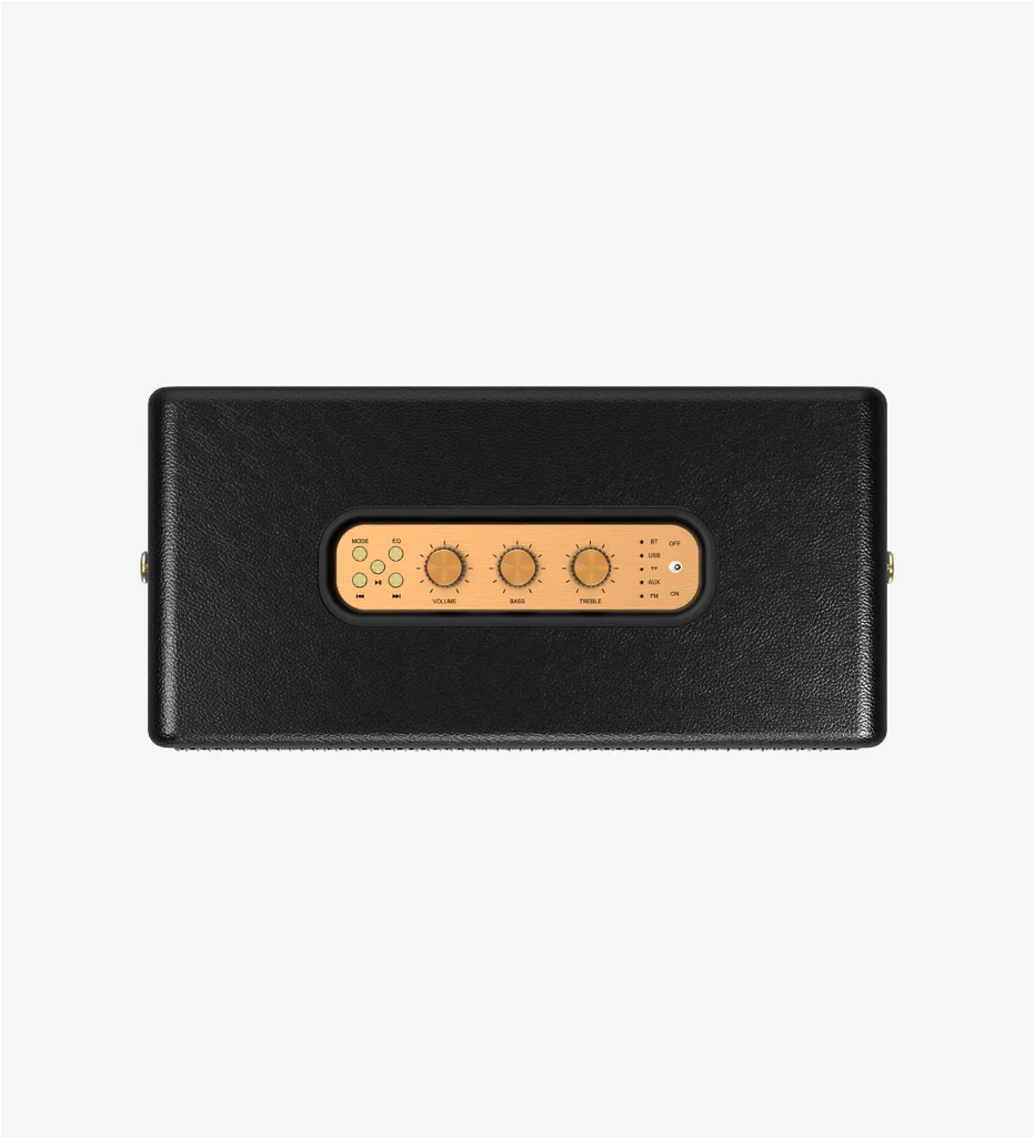 M408 Premium Mikrofonlu 100W Retro Bluetooth Hoparlör