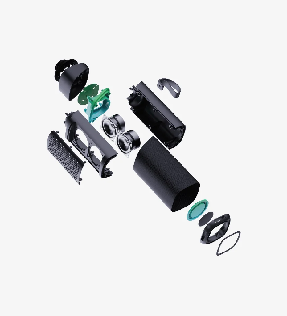 R125 Premium IPX4 Sertifikalı Işıklı Bluetooth Hoparlör