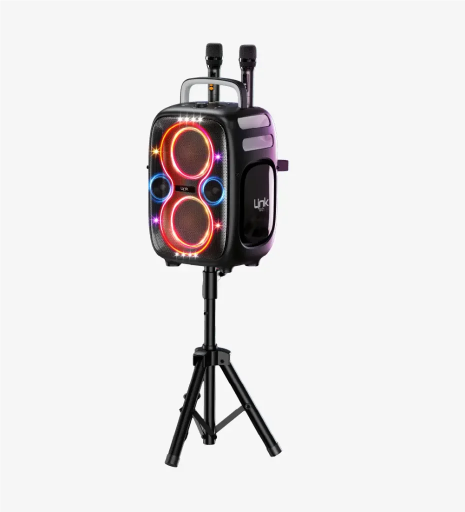 M427 Premium Çift Mikrofonlu 650W Ekstra Bas Bluetooth Hoparlör