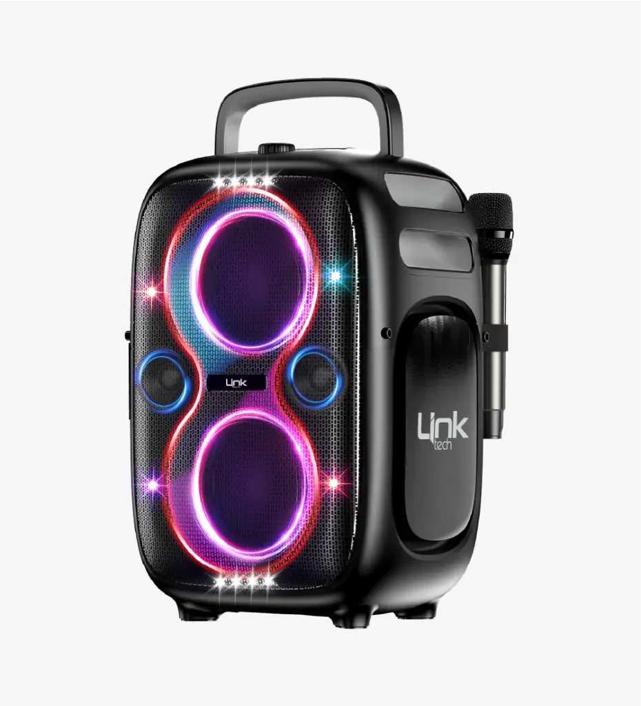 M427 Premium Çift Mikrofonlu 650W Ekstra Bas Bluetooth Hoparlör