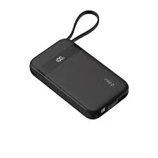 2BB225S ttec Reger Pro LCD 10.000mAh PD 30W Lightning ve USB-C Dahili Kablolu Taşınabilir Hızlı Şarj Aleti/Powerbank