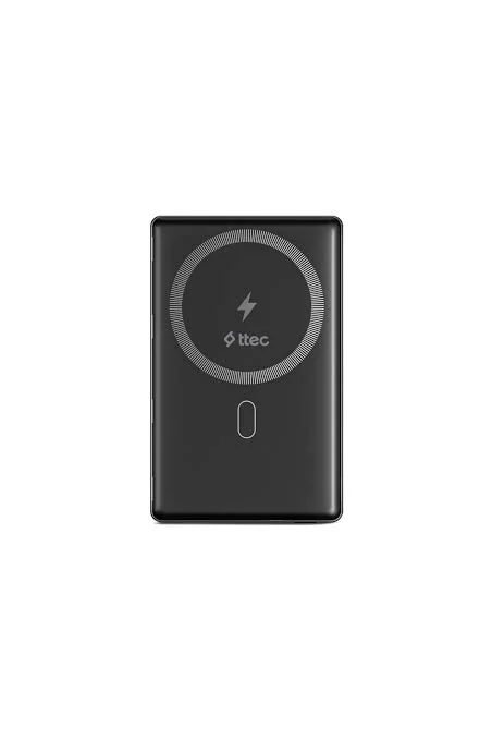 2BB229GR ttec Reger M 5.000mAh MagSafe Uyumlu PD 20W Kablosuz Taşınabilir Hızlı Şarj Aleti/Powerbank