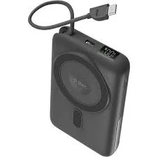 2BB230GR ttec Reger M LCD 10.000mAh MagSafe Uyumlu PD 20W USB-C Dahili Kablolu Stantlı Taşınabilir Hızlı Şarj Aleti/Powerbank
