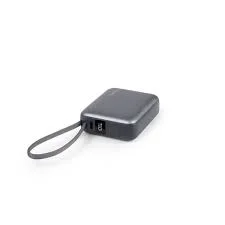 2BB232GR ttec Reger Mini LCD 10.000mAh PD 35W USB-C Dahili Kablolu Taşınabilir Hızlı Şarj Aleti/Powerbank