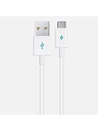 2DK12B ttec USB-A - USB-C Şarj Kablosu  Beyaz