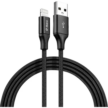 2DK19S ttec AlumiCable XL USB-A - Lightning Şarj Kablosu 2mt.
