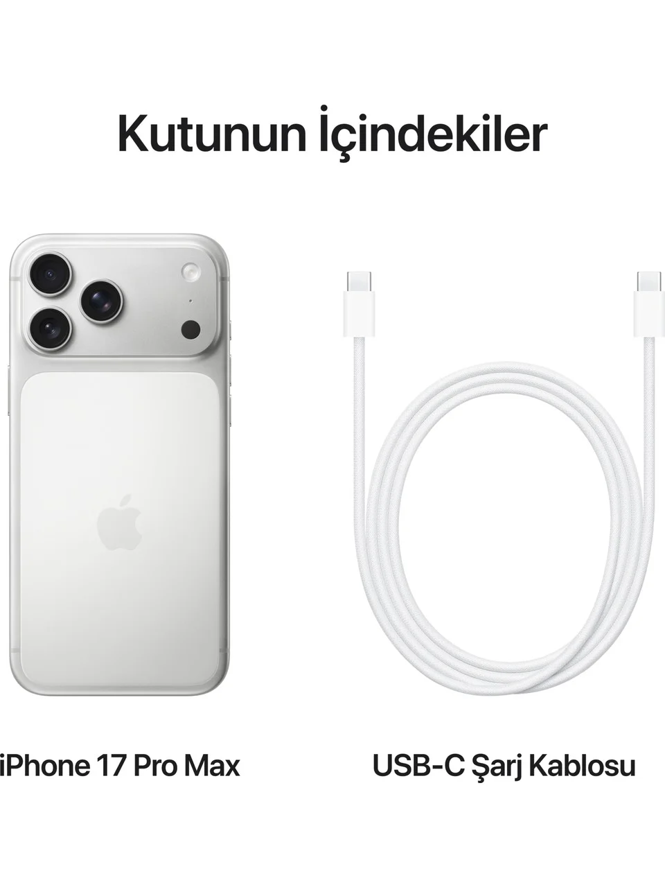 IPHONE 17 PRO GÜMÜŞ 256 GB.