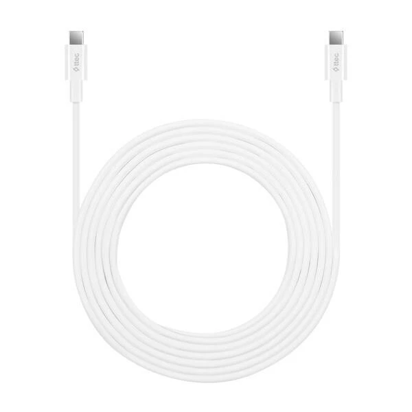 2DK48B ttec USB-C - USB-C 300cm 65W PD/QC Hızlı Şarj/Data Kablosu